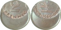  1.1 2 Pf   P38166-1.1 2 Pfennig  1966 o.Mzz. ca. D50 bfr/st !! J 381 95,00 EUR Differenzbesteuert nach §25a UstG zzgl. Versand