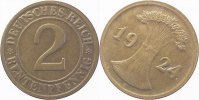 d 5 2 Pf S30724D2.5 2 Pfennig  1924D S45 ss/vz J 307