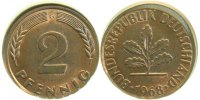  5 2 Pf   P38168G1.5 2 Pfennig  1968G D5-D10 vz/st J 381 24,50 EUR Differenzbesteuert nach §25a UstG zzgl. Versand