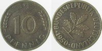     S38350F2.5 10 Pfennig  50F ca.S45 ss/vz J 383 11,50 EUR Differenzbesteuert nach §25a UstG zzgl. Versand