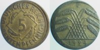  5 5 Pf   P30824E2.5 5 Pfennig  1924E ss/vz D10 J 308 20,50 EUR Differenzbesteuert nach §25a UstG zzgl. Versand