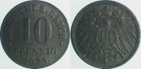     P29921-1.5 10 Pfennig  1921 o.Mzz. vz Licht.Pr J 299 13,00 EUR Differenzbesteuert nach §25a UstG zzgl. Versand