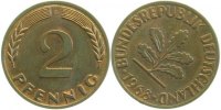  0 2 Pf   S38168G2.0 2 Pfennig  1968G S30-45 J 381 10,00 EUR Differenzbesteuert nach §25a UstG zzgl. Versand