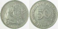 d  S38450G3.0b 50 Pfennig  1950G ss S30 J 384